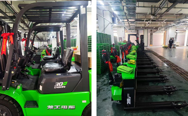 庆阳恭喜力盖工程机械：成功新交付几批龙工叉车